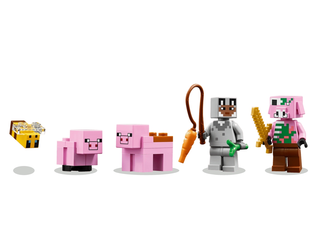 Конструктор LEGO Minecraft Будинок для поросят, 238 деталей