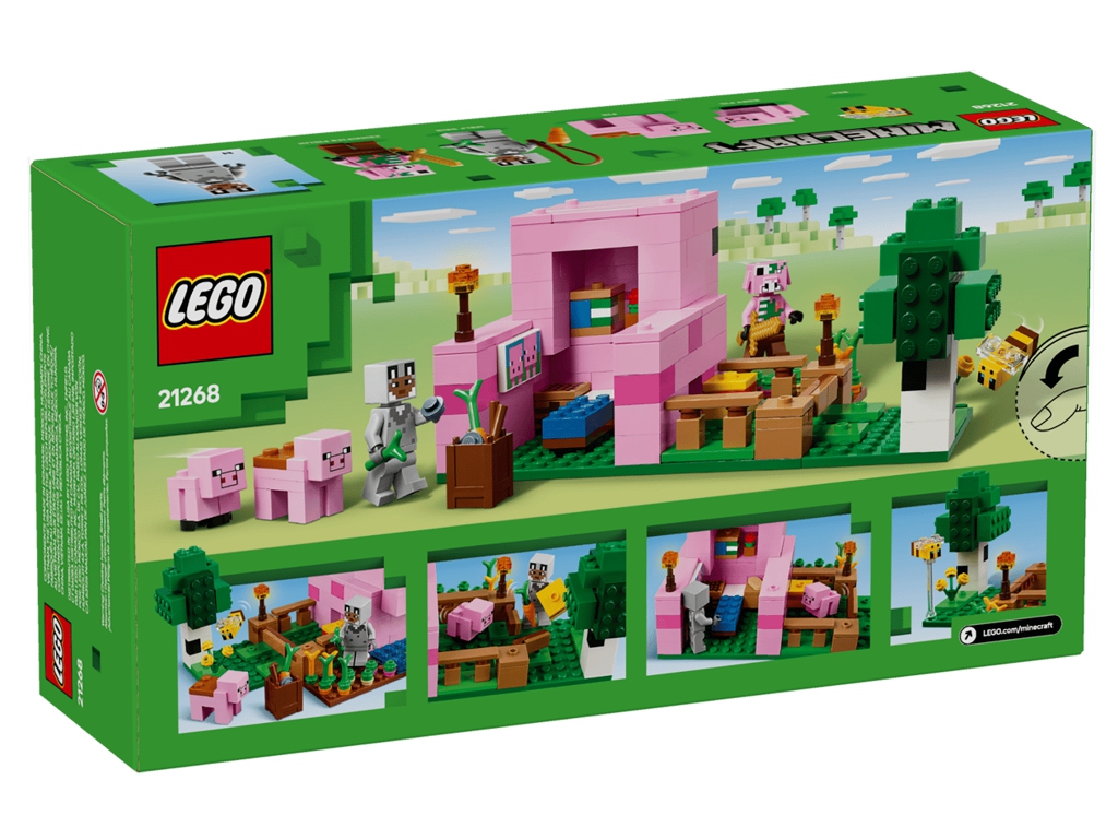 Конструктор LEGO Minecraft Будинок для поросят, 238 деталей