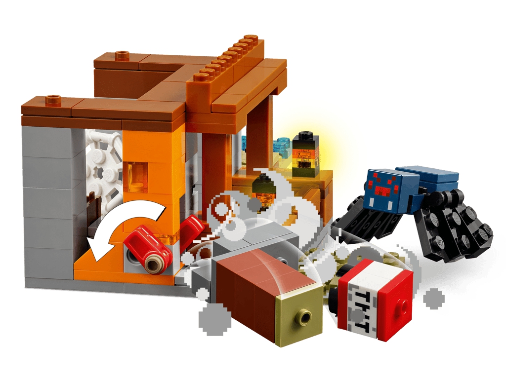 Конструктор LEGO Minecraft Шахтная экспедиция Броненосец, 247 деталей