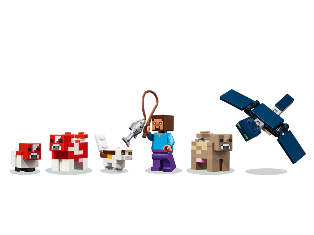 Конструктор LEGO Minecraft Грибний будинок, 272 деталі