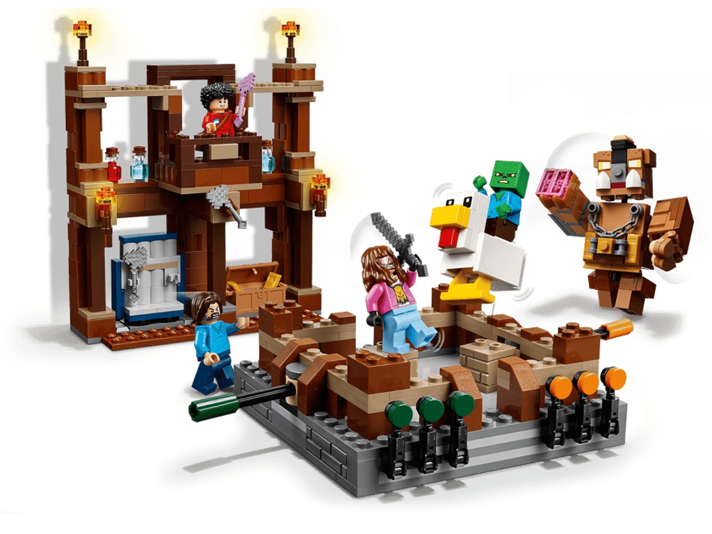 Конструктор LEGO Minecraft Пустельний патруль розбійників, 105 деталей