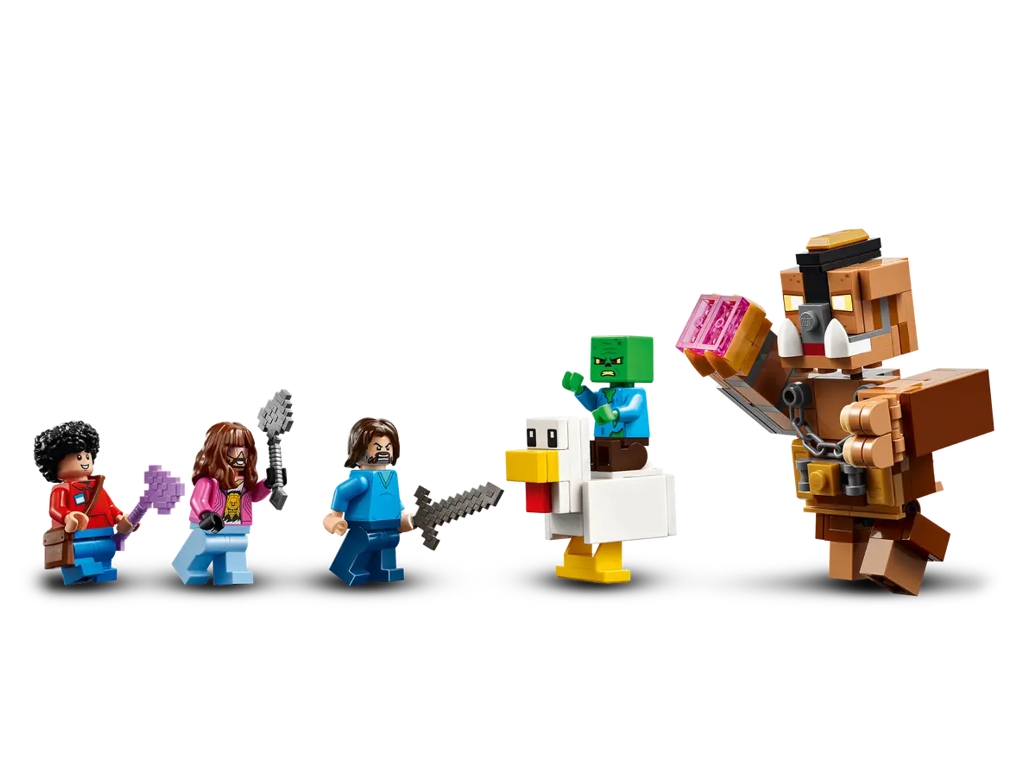 Конструктор LEGO Minecraft Пустельний патруль розбійників, 105 деталей