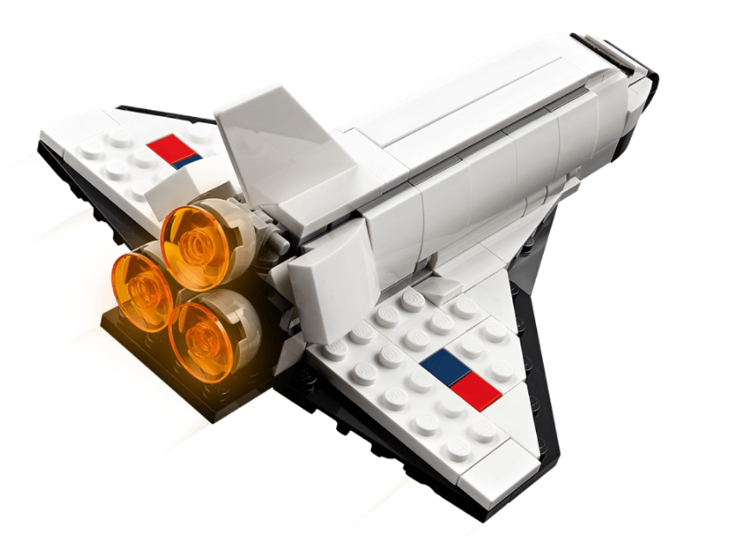 Конструктор LEGO Creator 3 в 1 Космічний шатл, 144 деталі