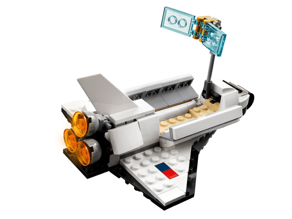 Конструктор LEGO Creator 3 в 1 Космічний шатл, 144 деталі