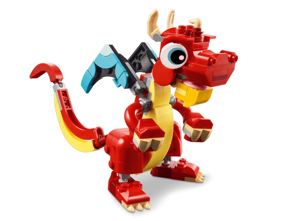 Конструктор LEGO Creator 3 в 1 Красный дракон, 149 деталей