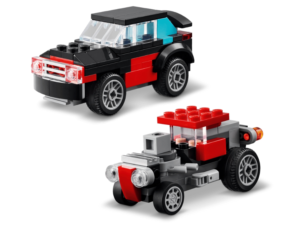 Конструктор LEGO Creator 3 в 1 Бортова вантажівка з гелікоптером, 270 деталей