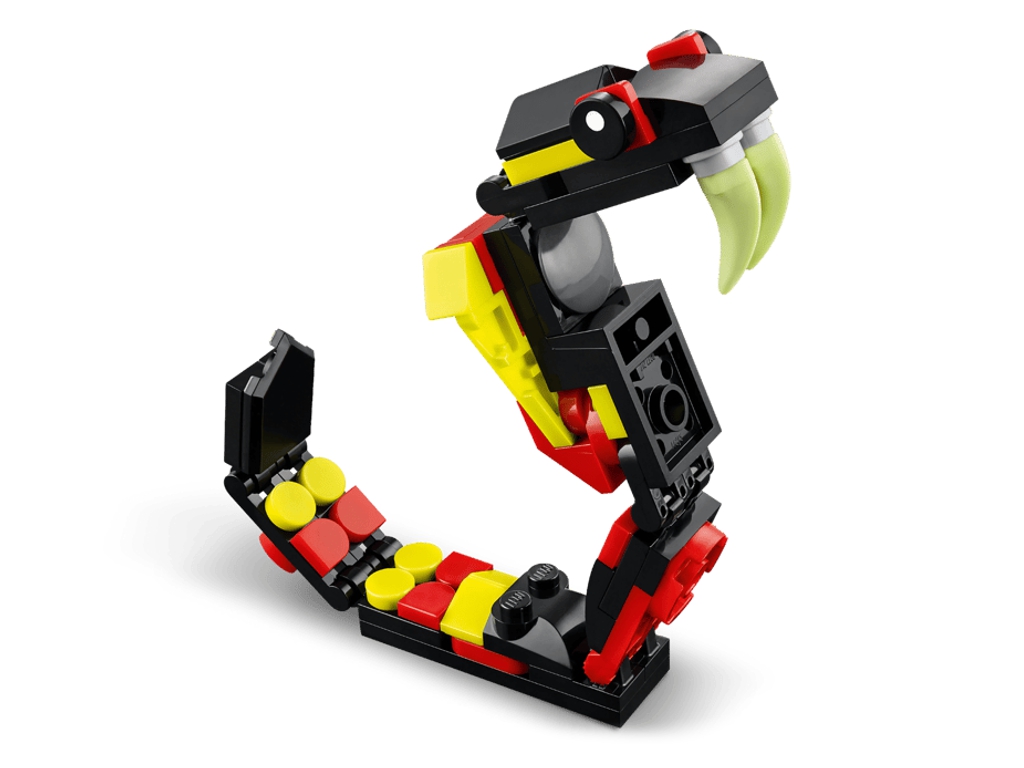 Конструктор LEGO Creator 3 в 1 Дика тварина: Дивовижний павук, 153 деталі