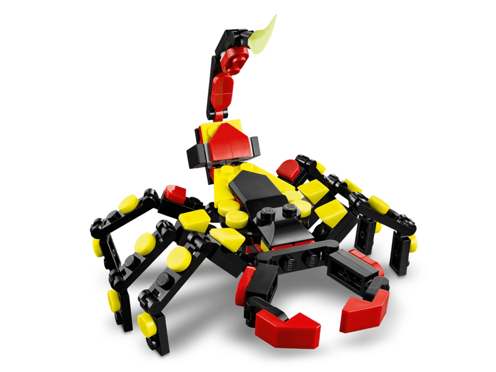 Конструктор LEGO Creator 3 в 1 Дика тварина: Дивовижний павук, 153 деталі
