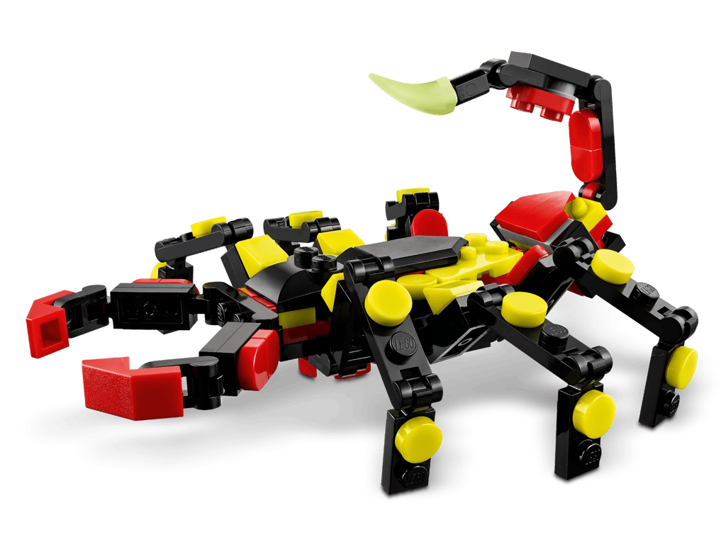 Конструктор LEGO Creator 3 в 1 Дика тварина: Дивовижний павук, 153 деталі