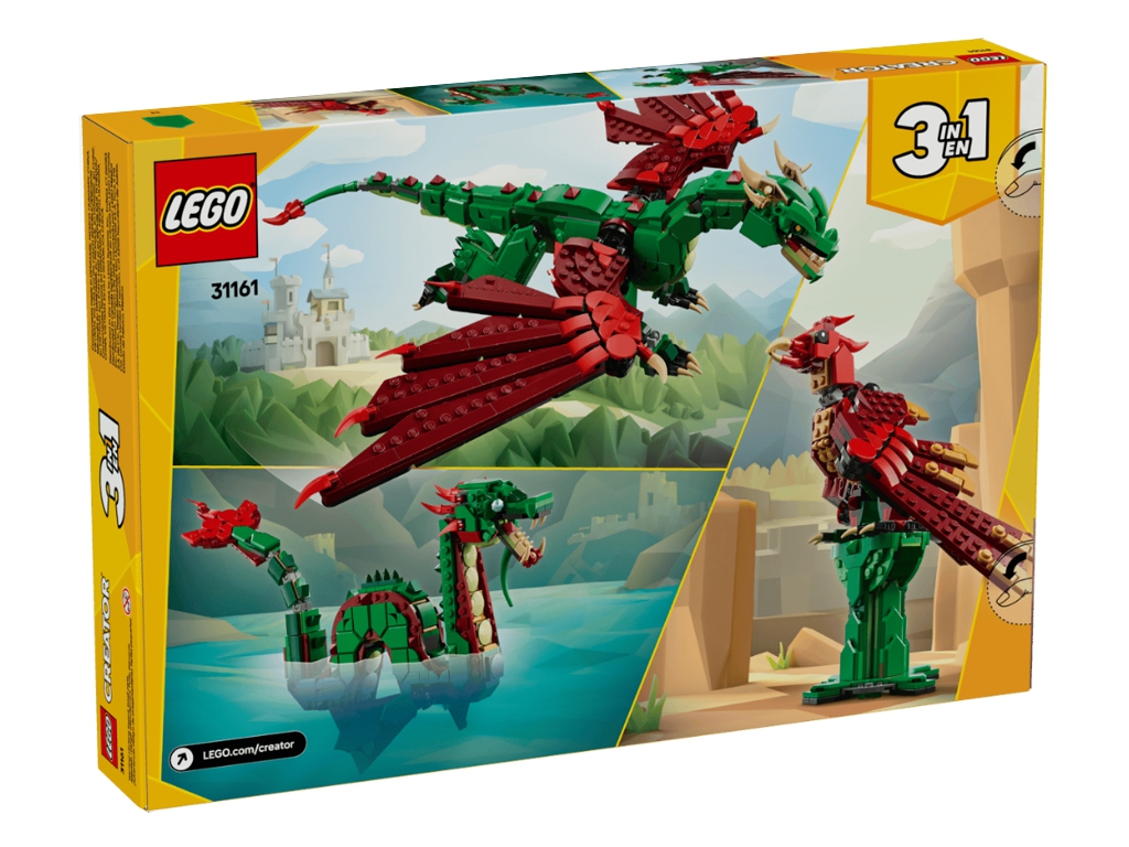 Конструктор LEGO Creator Середньовічний дракон, 715 деталей
