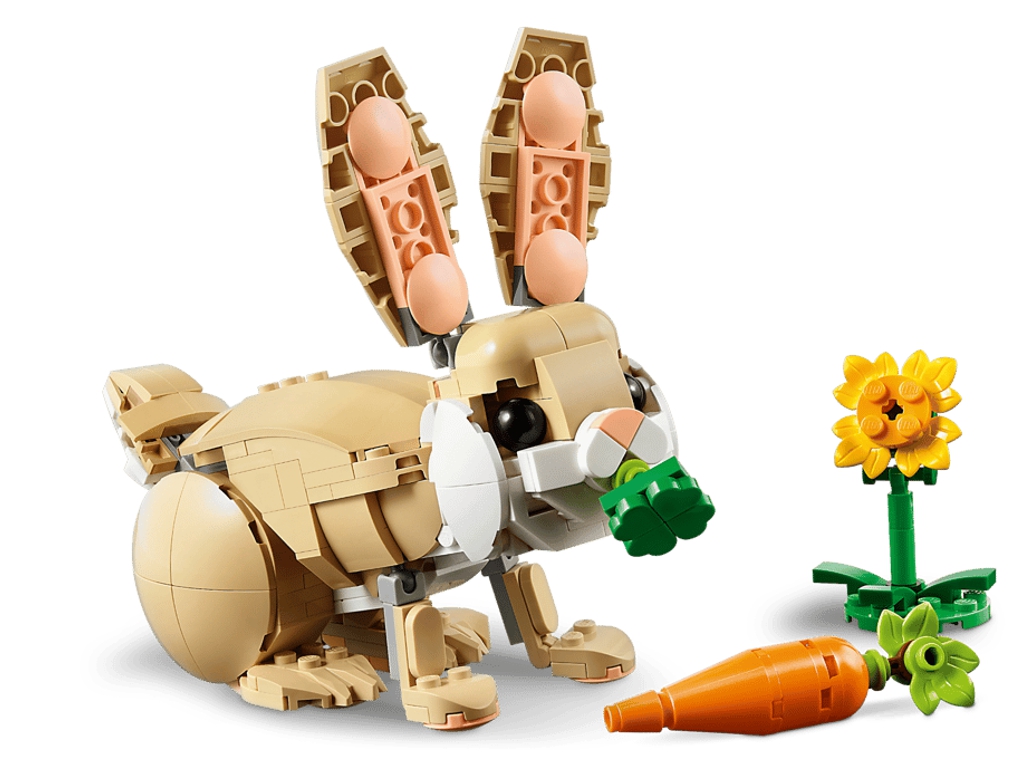 Конструктор 3 в 1 LEGO Creator Волшебный кролик, 326 деталей
