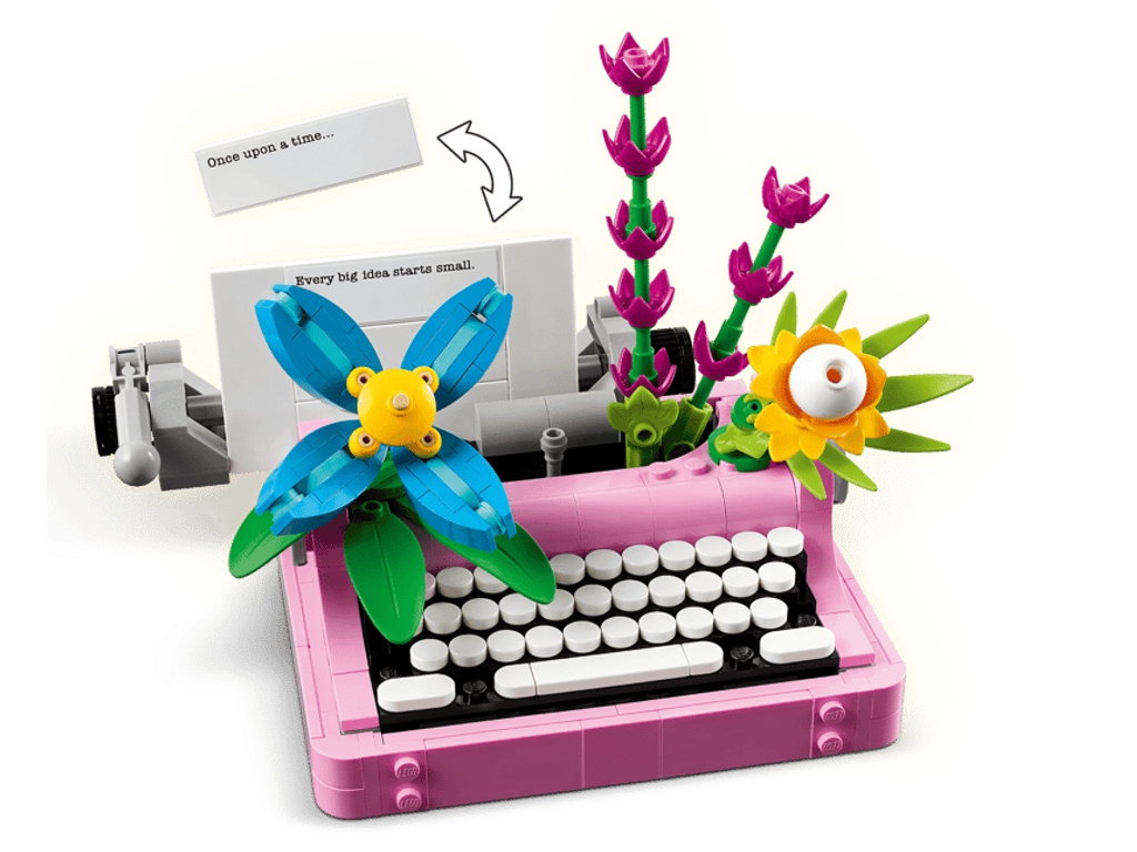 Конструктор LEGO Creator 3 в 1 Типографская машинка с цветами, 363 детали