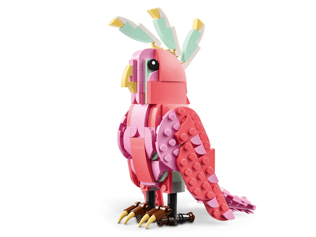 Конструктор LEGO Creator 3 в 1 Дикі тварини: Рожевий фламінго, 288 деталей