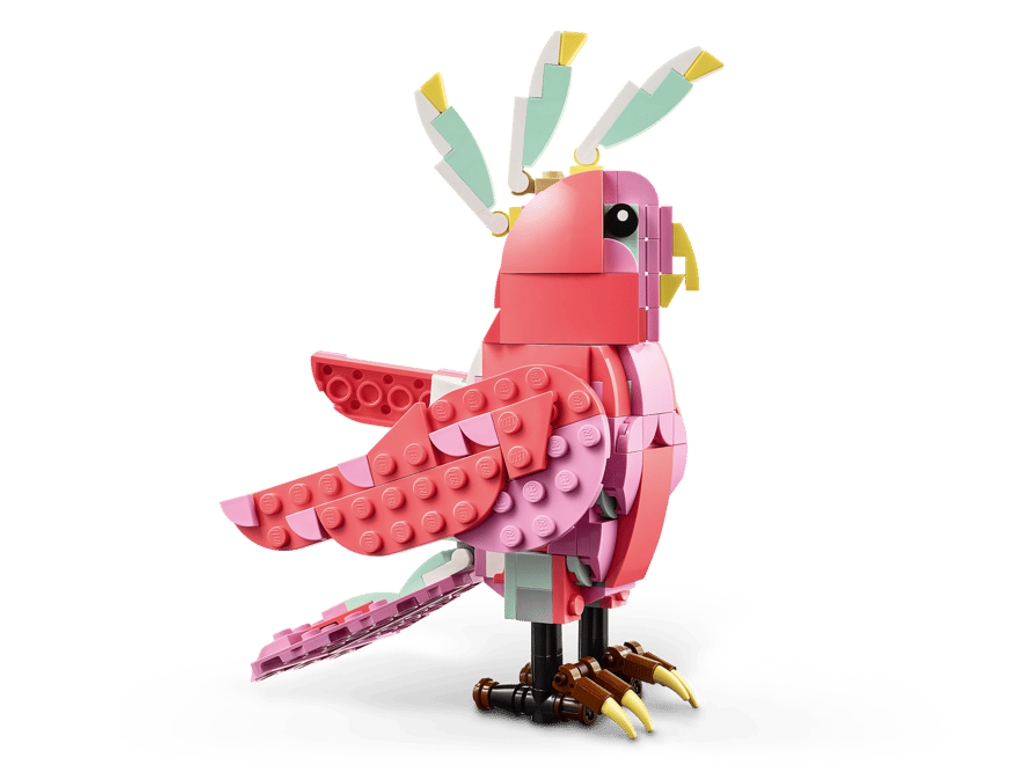 Конструктор LEGO Creator 3 в 1 Дикі тварини: Рожевий фламінго, 288 деталей