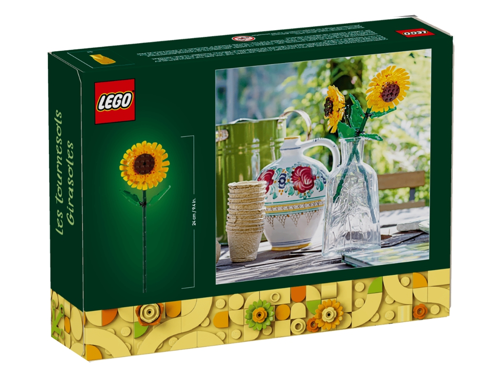 Конструктор LEGO Botanicals Подсолнечники, 191 деталь