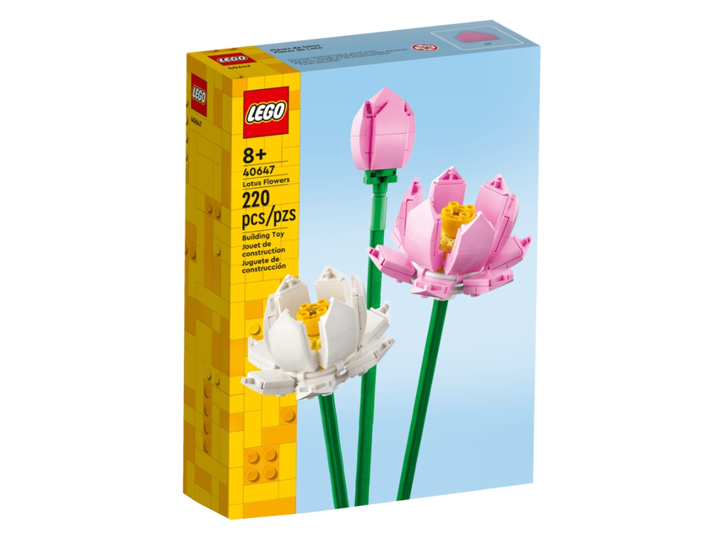 Конструктор LEGO Botanicals Цветы лотоса, 220 деталей