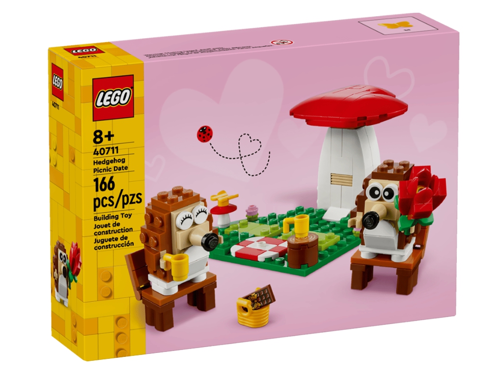 Конструктор LEGO Icons Романтический пикник ежиков, 166 деталей