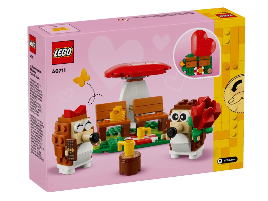 Конструктор LEGO Icons Романтический пикник ежиков, 166 деталей