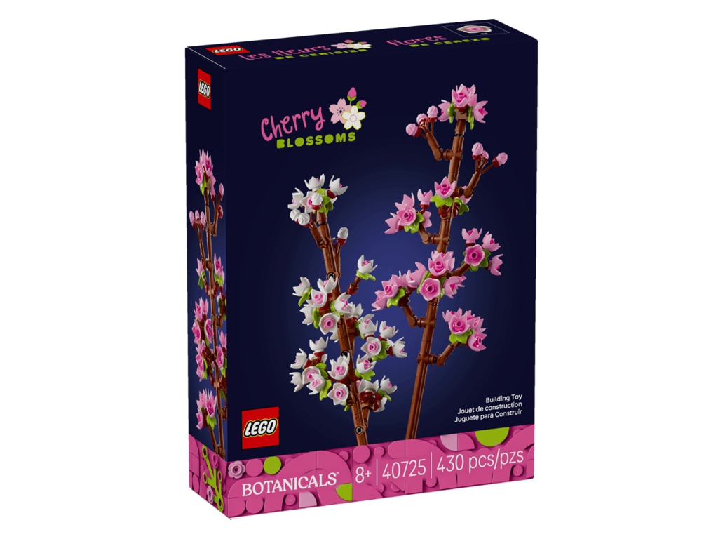 Конструктор LEGO Botanicals Цвет вишни, 430 деталей