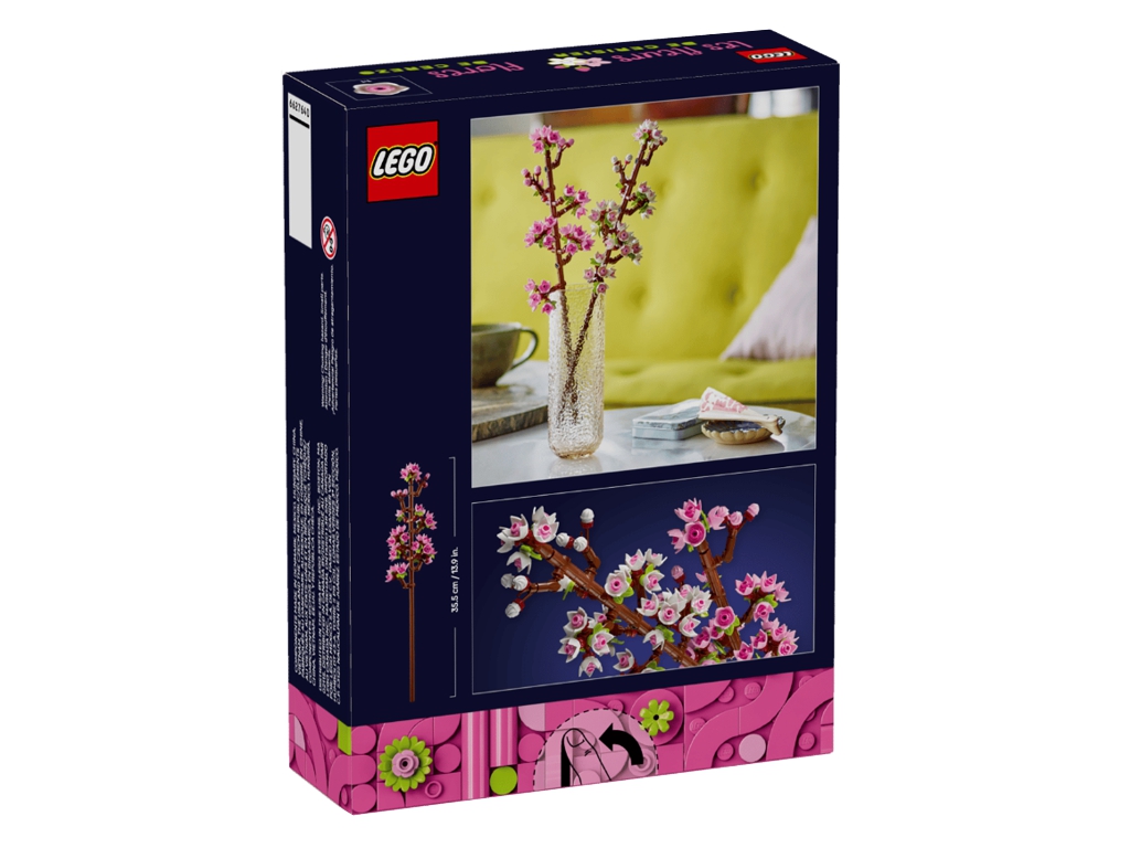 Конструктор LEGO Botanicals Цвет вишни, 430 деталей