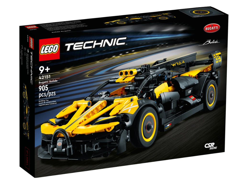 Конструктор LEGO Technic Bugatti Bolide, 905 деталей