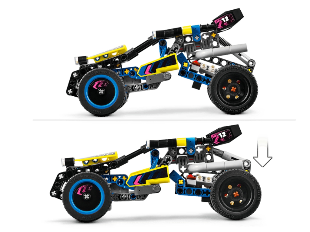 Конструктор LEGO Technic Позашляховик-багі для перегонів, 219 деталей