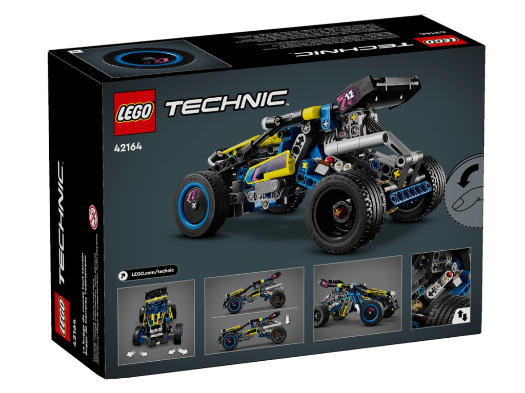 Конструктор LEGO Technic Позашляховик-багі для перегонів, 219 деталей