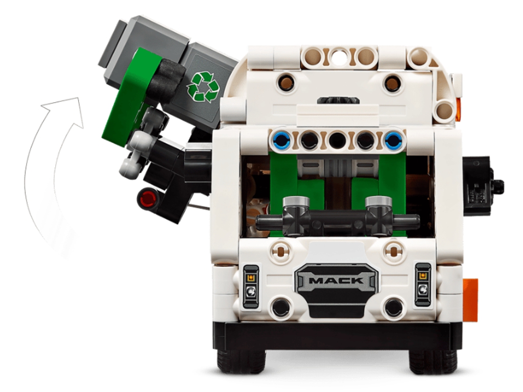Конструктор LEGO Technic Сміттєвоз Mack LR Electric, 503 деталі