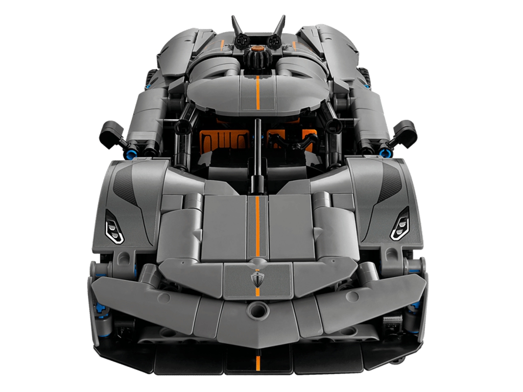 Конструктор LEGO Technic Koenigsegg Jesko Absolut, сірий гіперкар, 801 деталей
