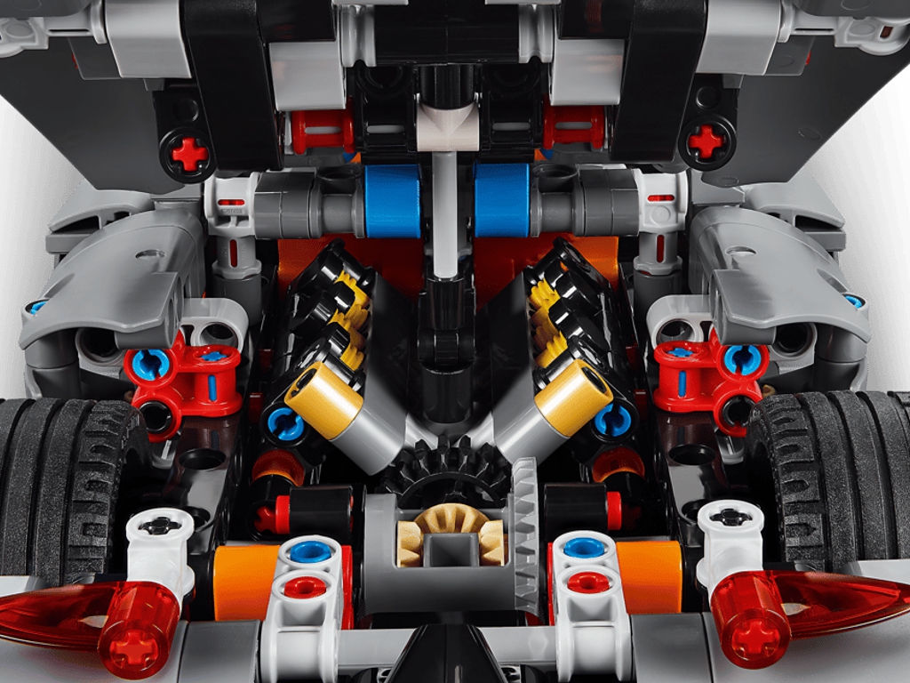 Конструктор LEGO Technic Koenigsegg Jesko Absolut, сірий гіперкар, 801 деталей