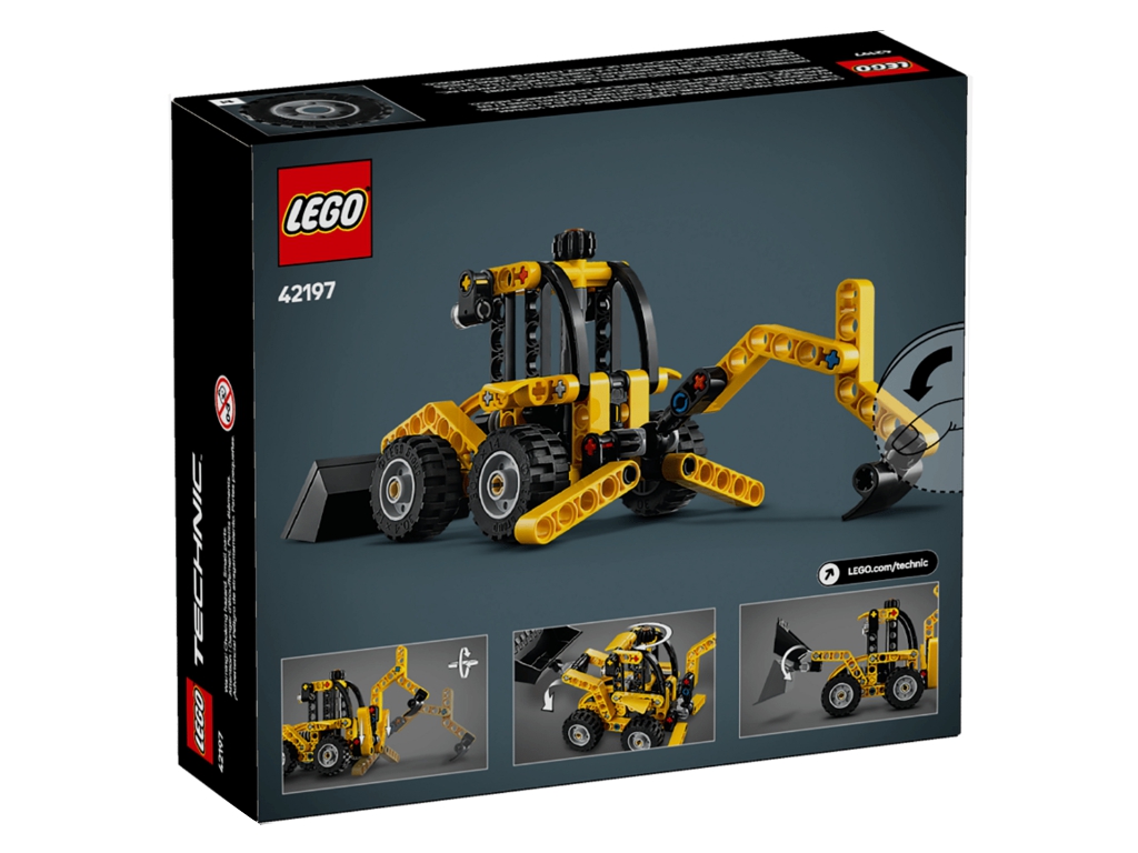 Конструктор LEGO Technic Екскаватор-навантажувач, 104 деталей