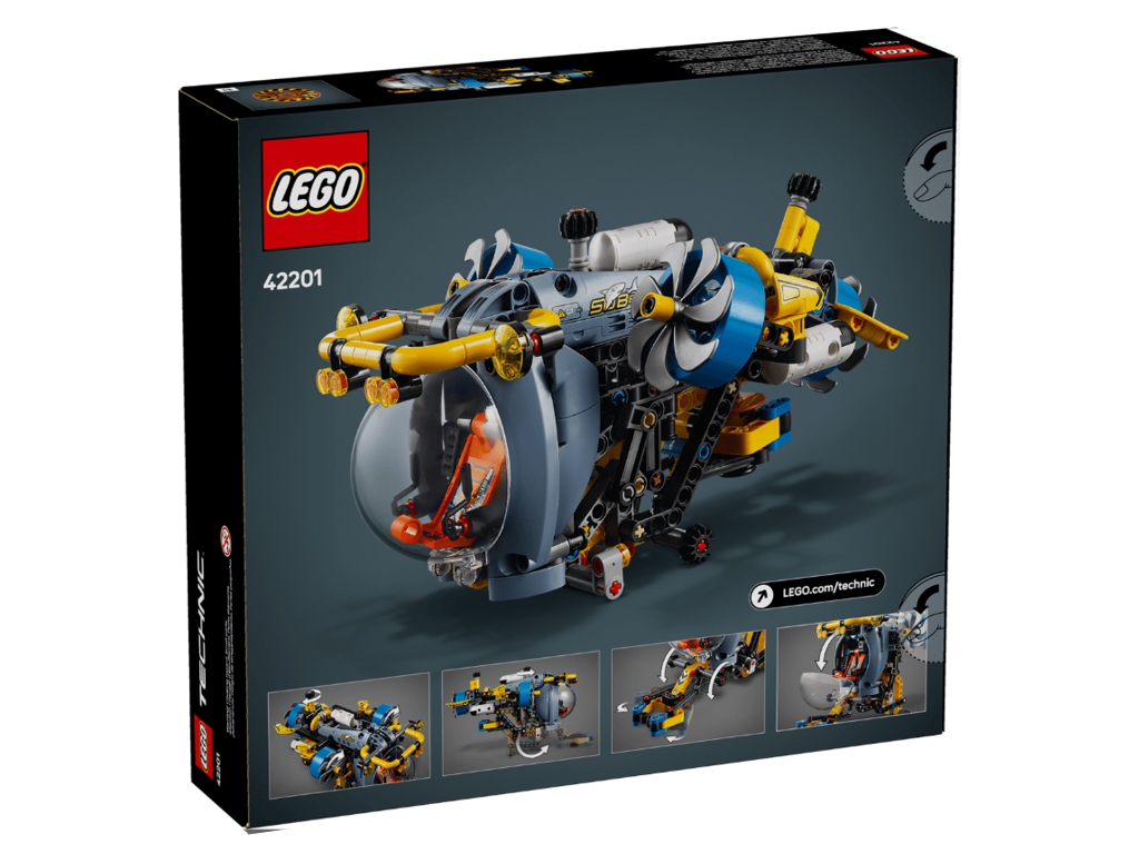 Конструктор LEGO Technic Глубоководная исследовательская подлодка, 413 деталей