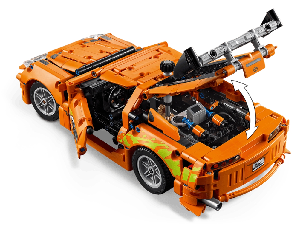 Конструктор LEGO Technic Fast and Furious Toyota Supra MK4, 810 деталей