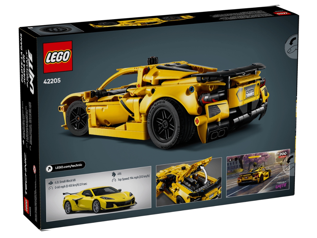Конструктор LEGO Technic Chevrolet Corvette Stingray, 732 деталі