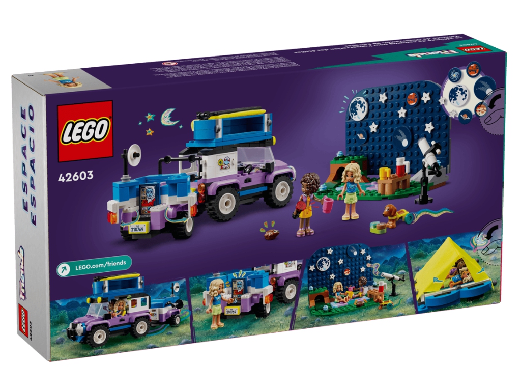 Конструктор LEGO Friends Кемпинговый автомобиль для наблюдения за звездами, 364 детали