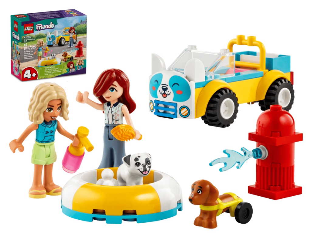Конструктор LEGO Friends Авто Грумінг для котів, 60 деталей