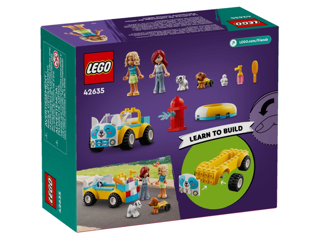 Конструктор LEGO Friends Авто Грумінг для котів, 60 деталей