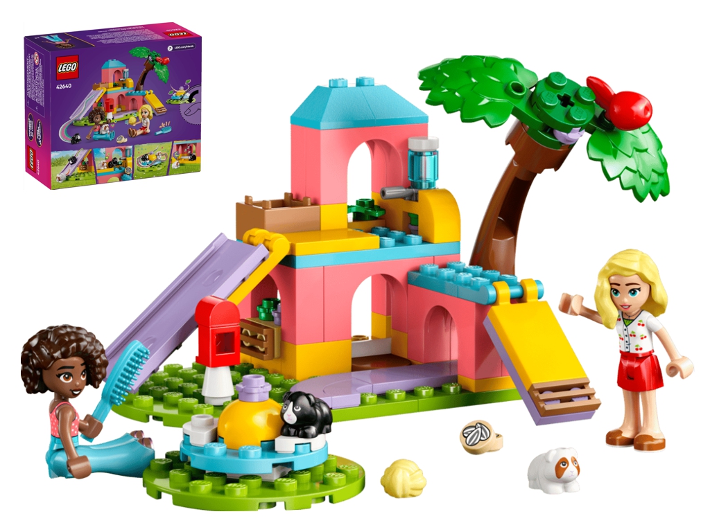 Конструктор LEGO Friends Игровая площадка для щенков, 66 деталей
