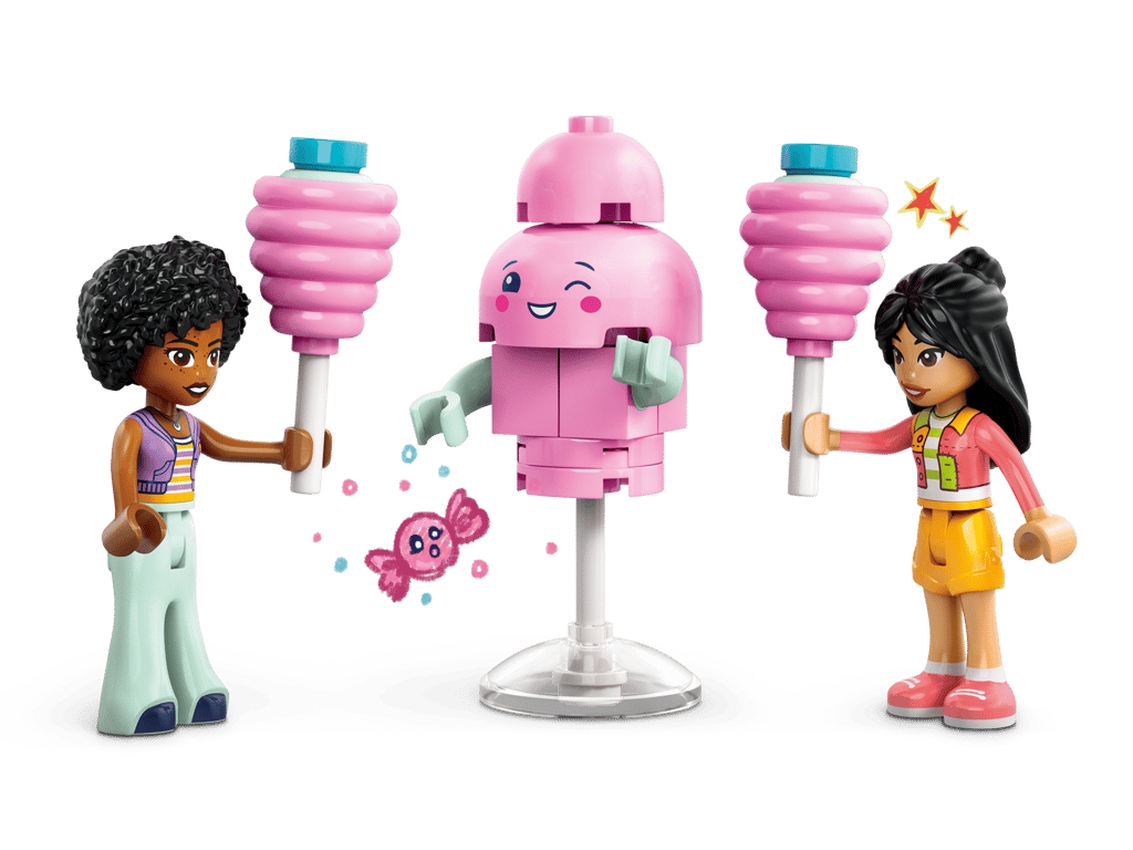 Конструктор LEGO Friends Ятка со сладкой ватой и скутер, 110 деталей
