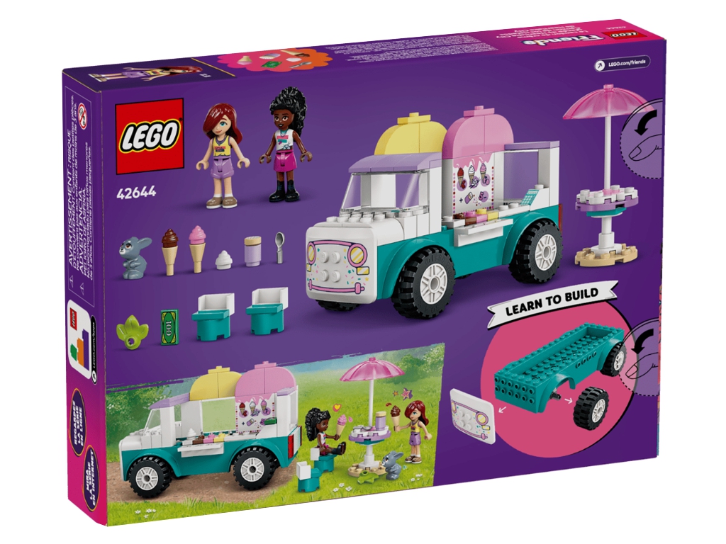 Конструктор LEGO Friends Хартлейк-Сити. Фургон с мороженым, 92 деталей