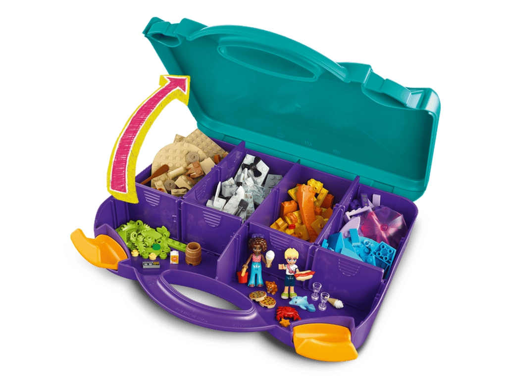 Конструктор LEGO Friends Творческий чемодан для путешествий и отдыха на пляже, 188 деталей