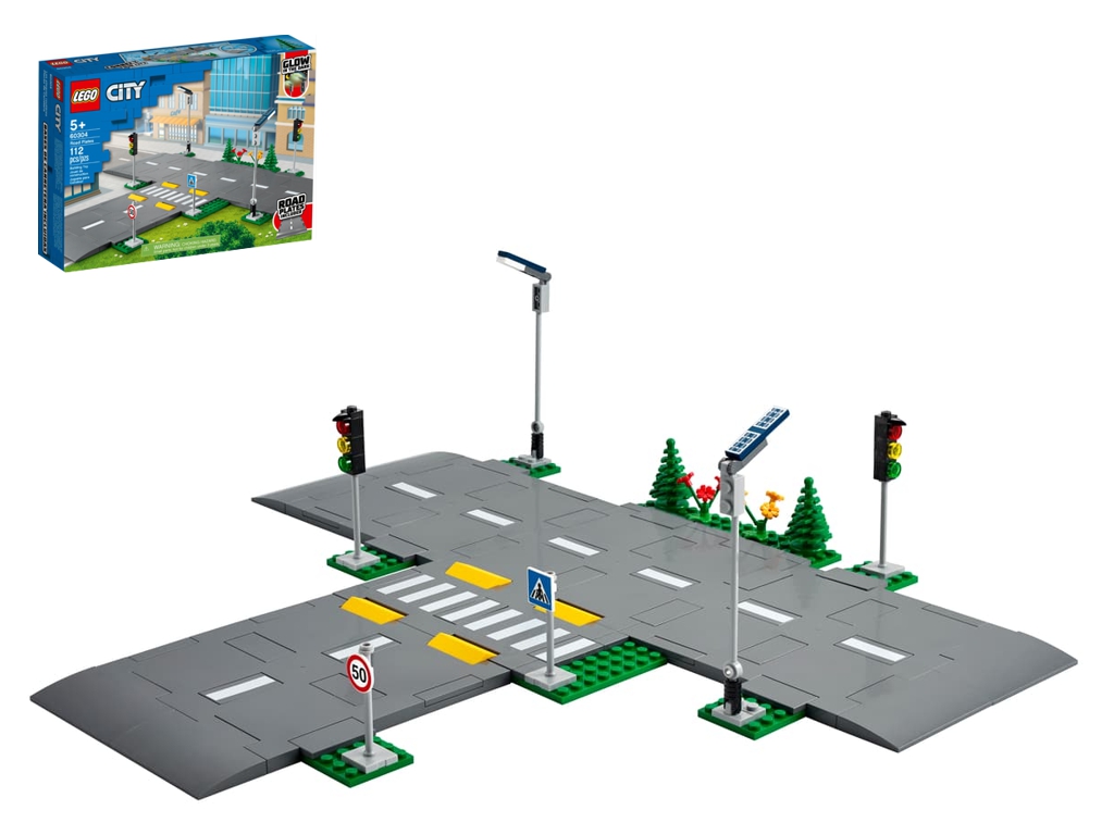 Конструктор LEGO City Дорожные пластины, 112 деталей