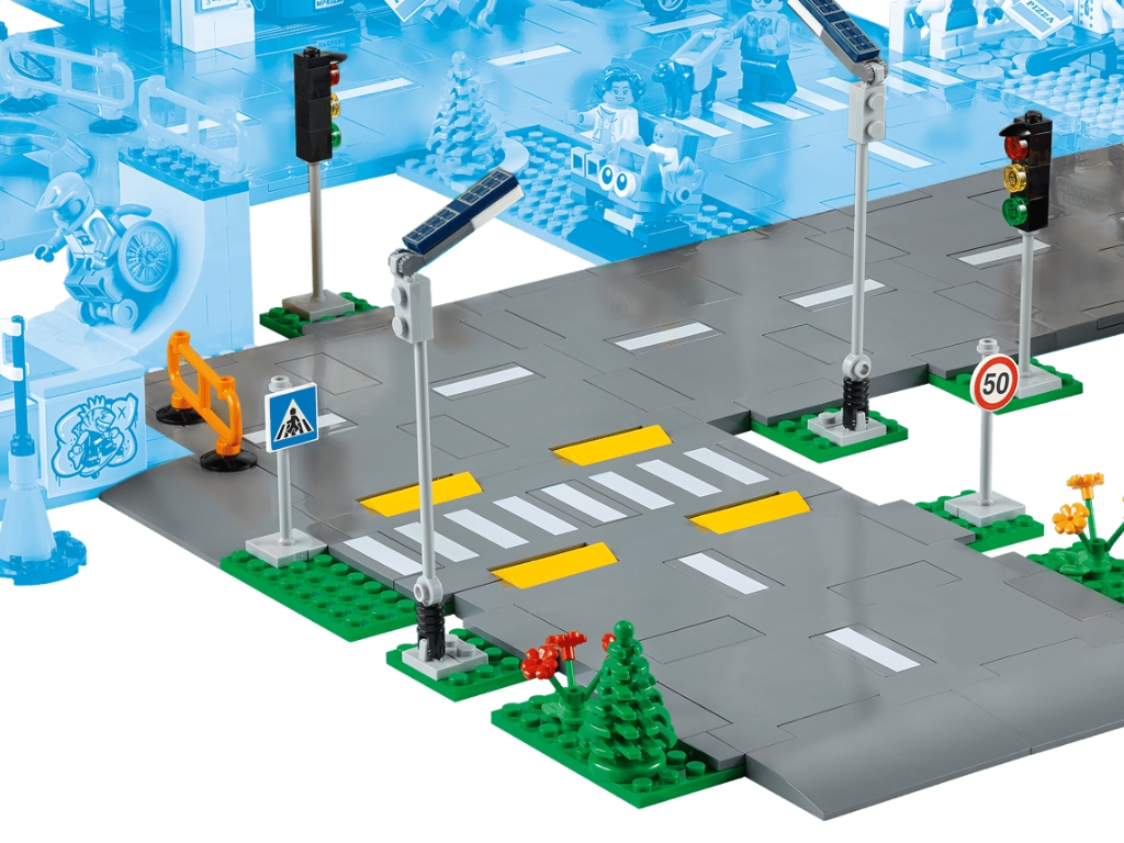 Конструктор LEGO City Дорожные пластины, 112 деталей