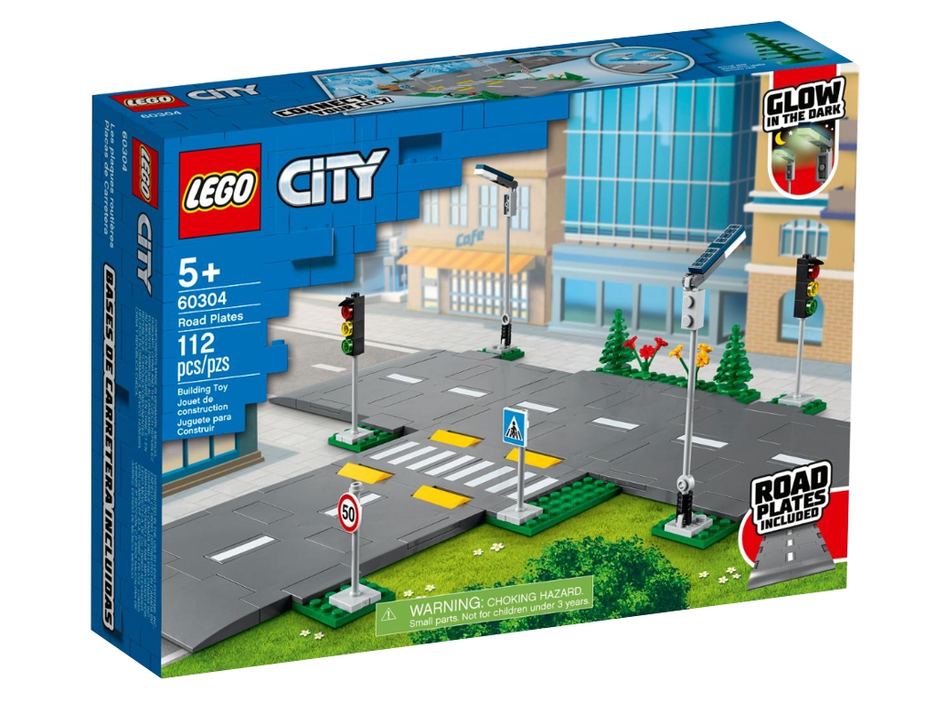 Конструктор LEGO City Дорожные пластины, 112 деталей