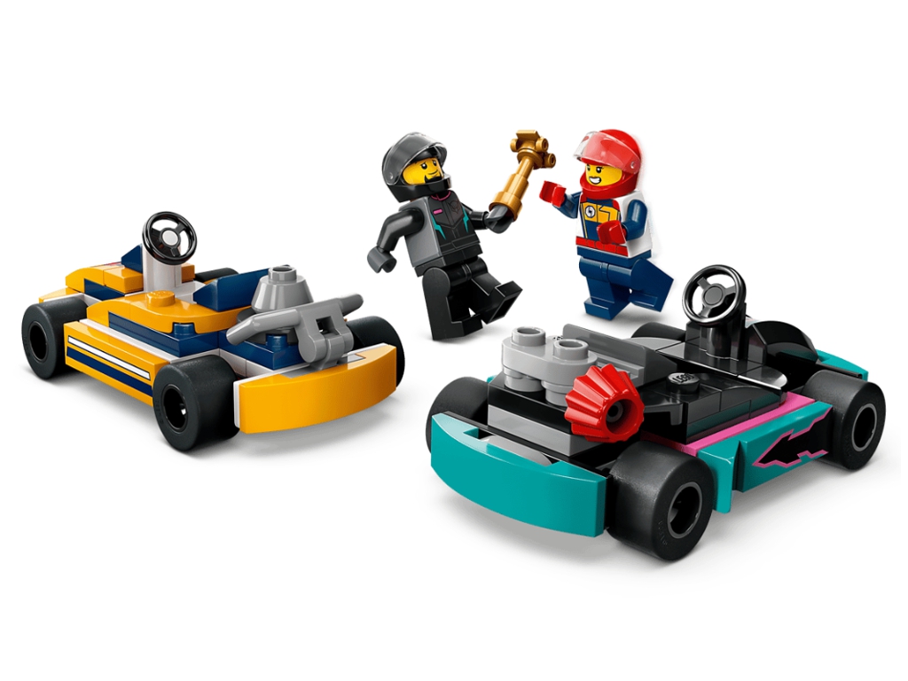 Конструктор LEGO City Картинги и гонщики, 99 деталей