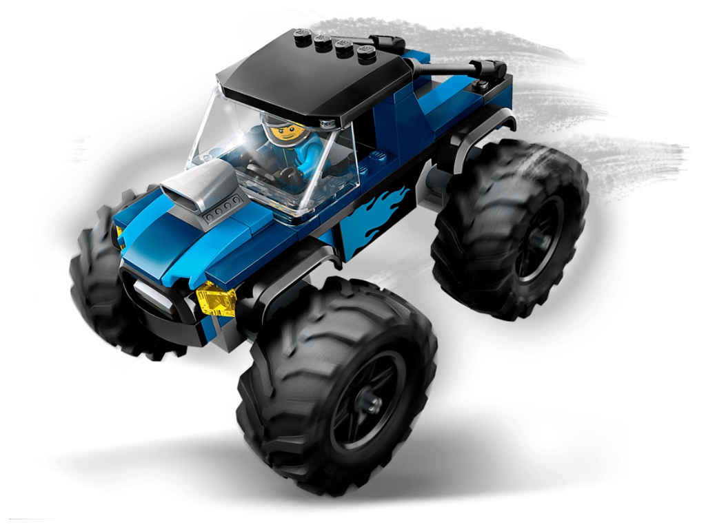 Конструктор LEGO City Синий грузовик-монстр, 148 деталей