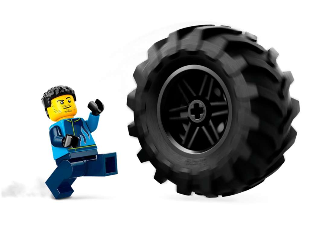 Конструктор LEGO City Синий грузовик-монстр, 148 деталей