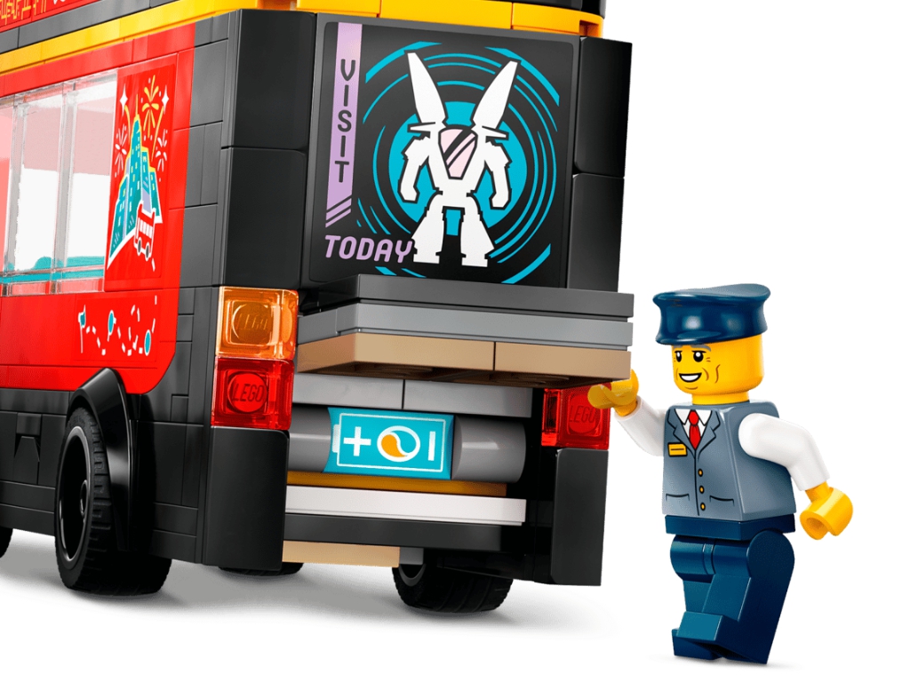 Конструктор LEGO City Красный двухэтажный экскурсионный автобус, 384 детали