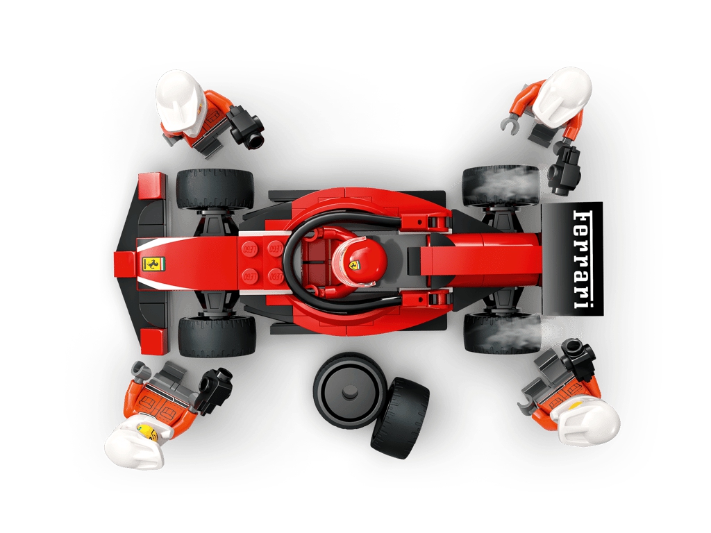 Конструктор Пит-стоп и пит-экипаж F1 с болидом Ferrari 322 дет., LEGO City 12496