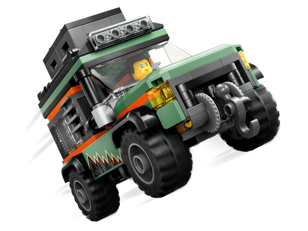 Конструктор LEGO City Позашляхова гірська вантажівка 4×4, 221 деталь
